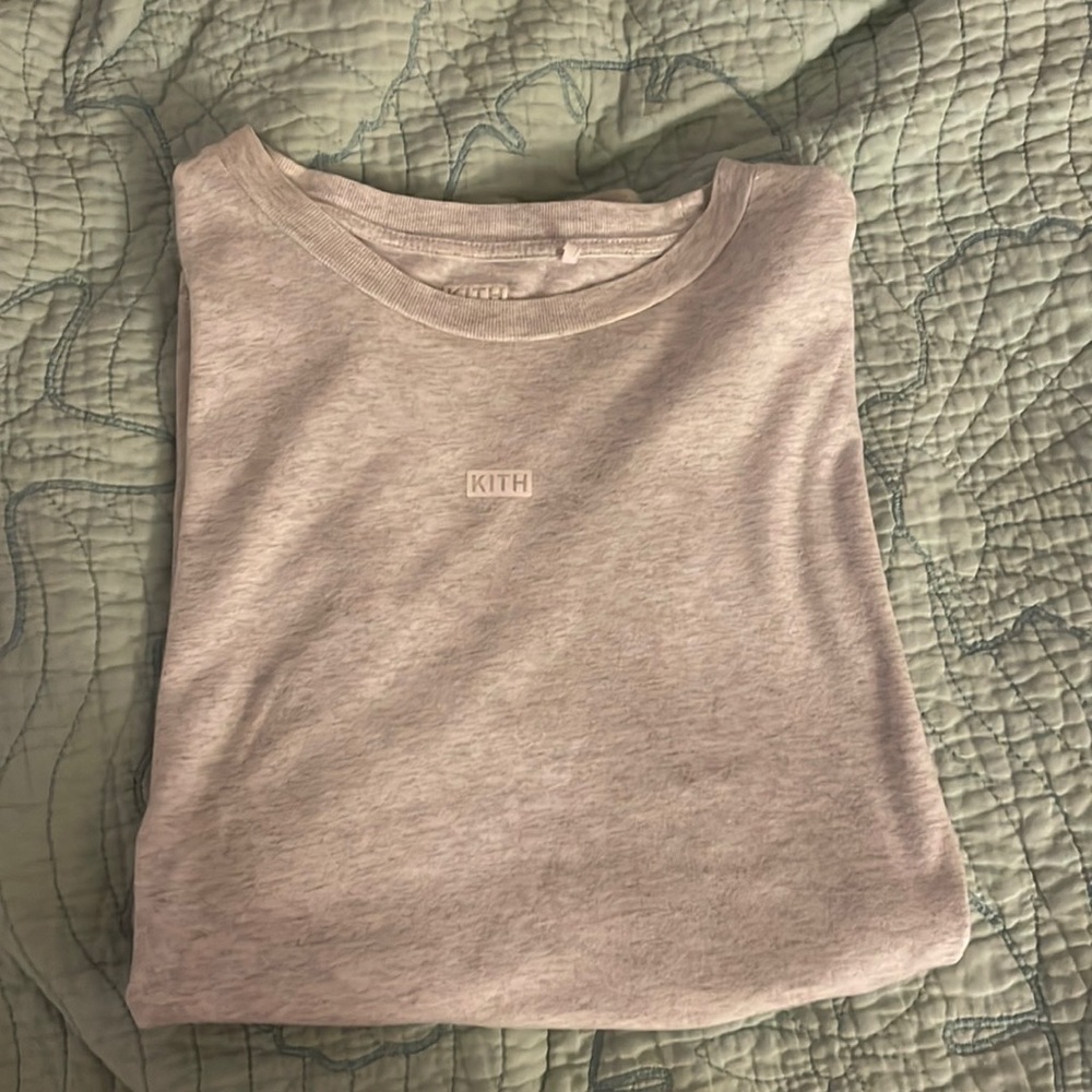 Kith Women’s Light Gray Tshirt - image 1